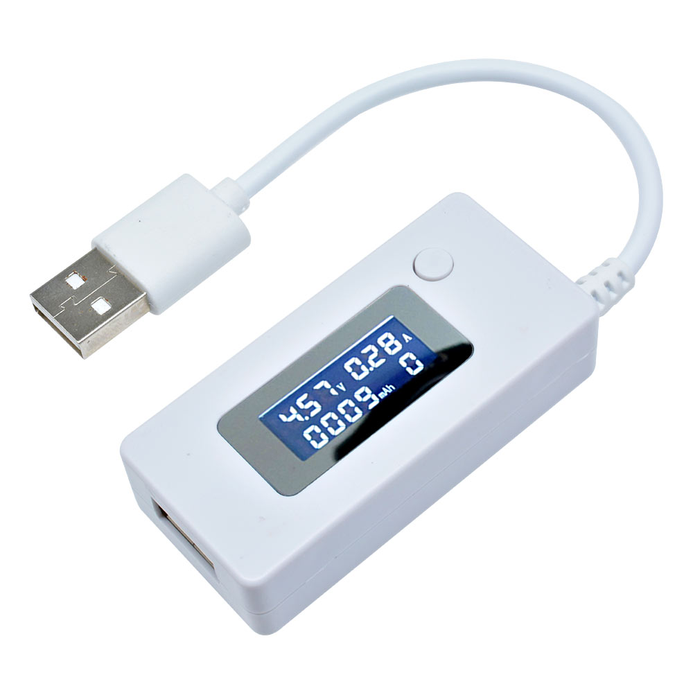 Battery Monitor Coulometer - LCD Micro USB Charger แบตเตอรี่ความจุแรงดันไฟฟ้าเครื่องทดสอบเครื่องตรวจจับ +
