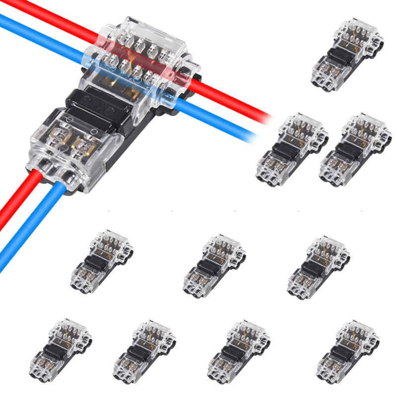 Cable Gland Waterproof - ขั้วต่อสายไฟแบบ Snap-In 2 ขา ปลั๊กสายเคเบิลกันน้ำ ขั้วต่อสายไฟรถยนต์แบบ
