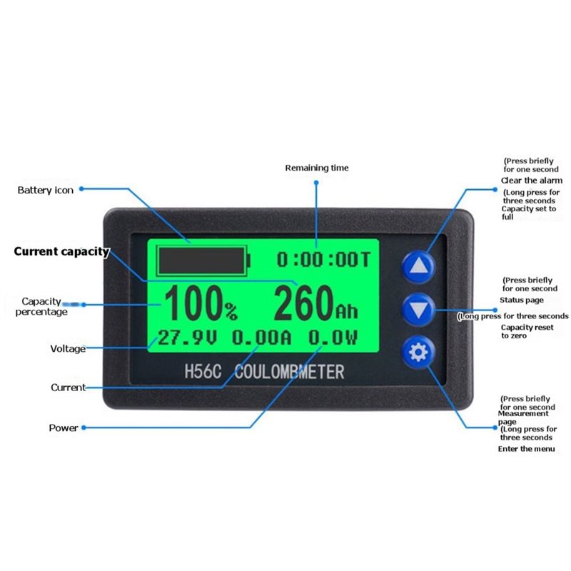[EYEL!NEW!】 H56CS DC100V เครื่ - Battery Monitor Coulometer บทวิจารณ์และราคา