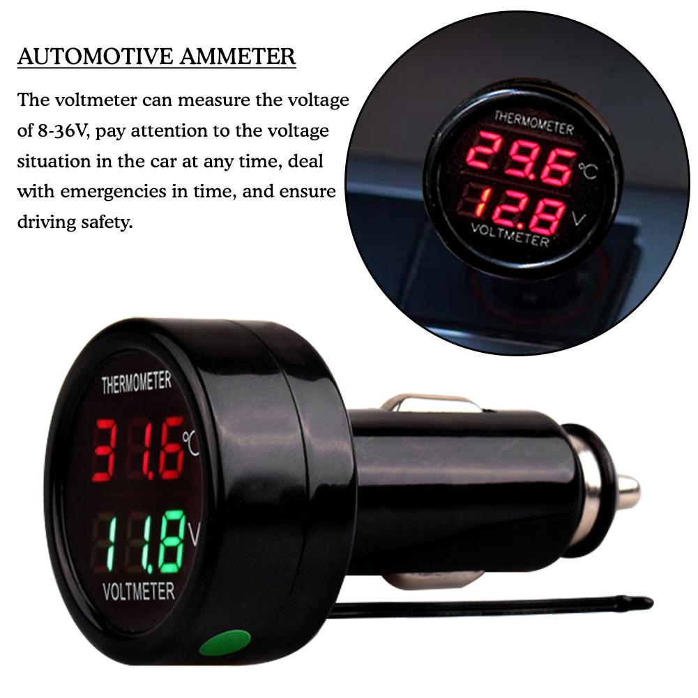 โวลต์มิเตอร์ดิจิตอล 12V 24V สำ - Battery Monitor Coulometer บทวิจารณ์และราคา