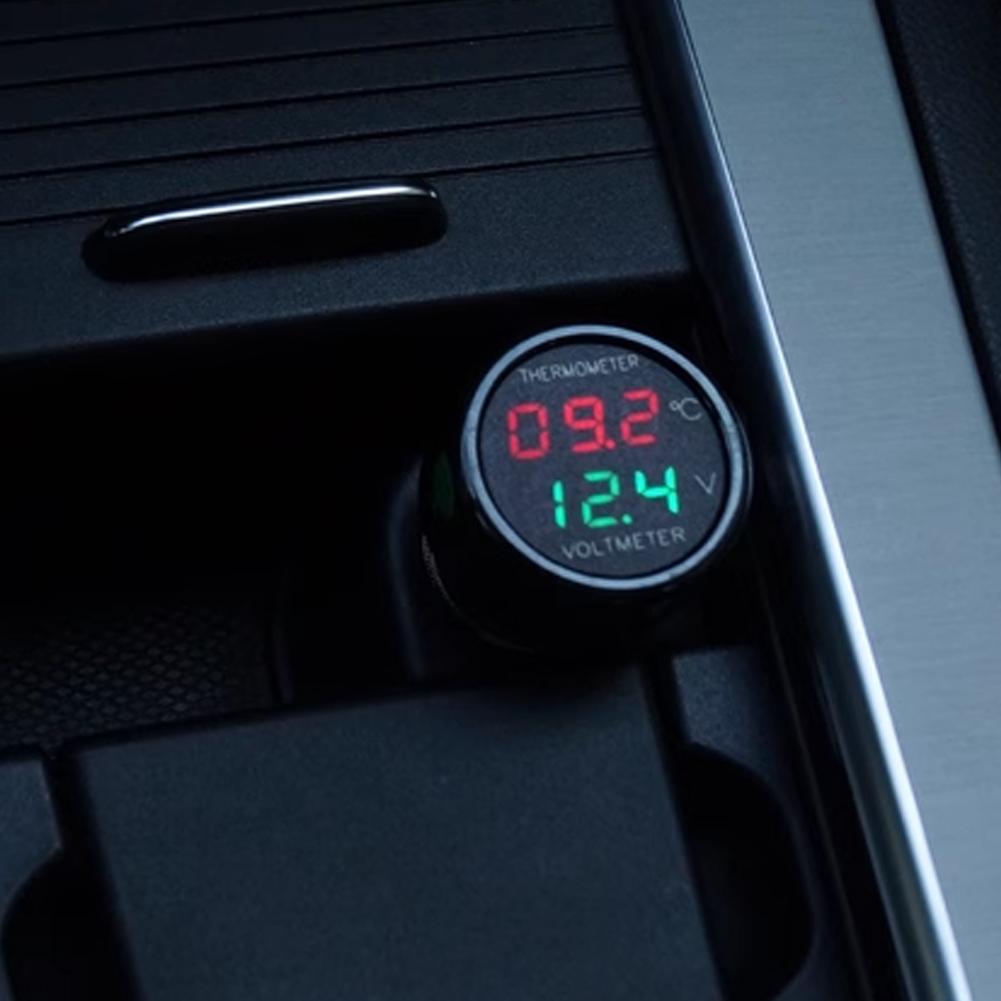 โวลต์มิเตอร์ดิจิตอล 12V 24V สำ - Battery Monitor Coulometer บทวิจารณ์และราคา