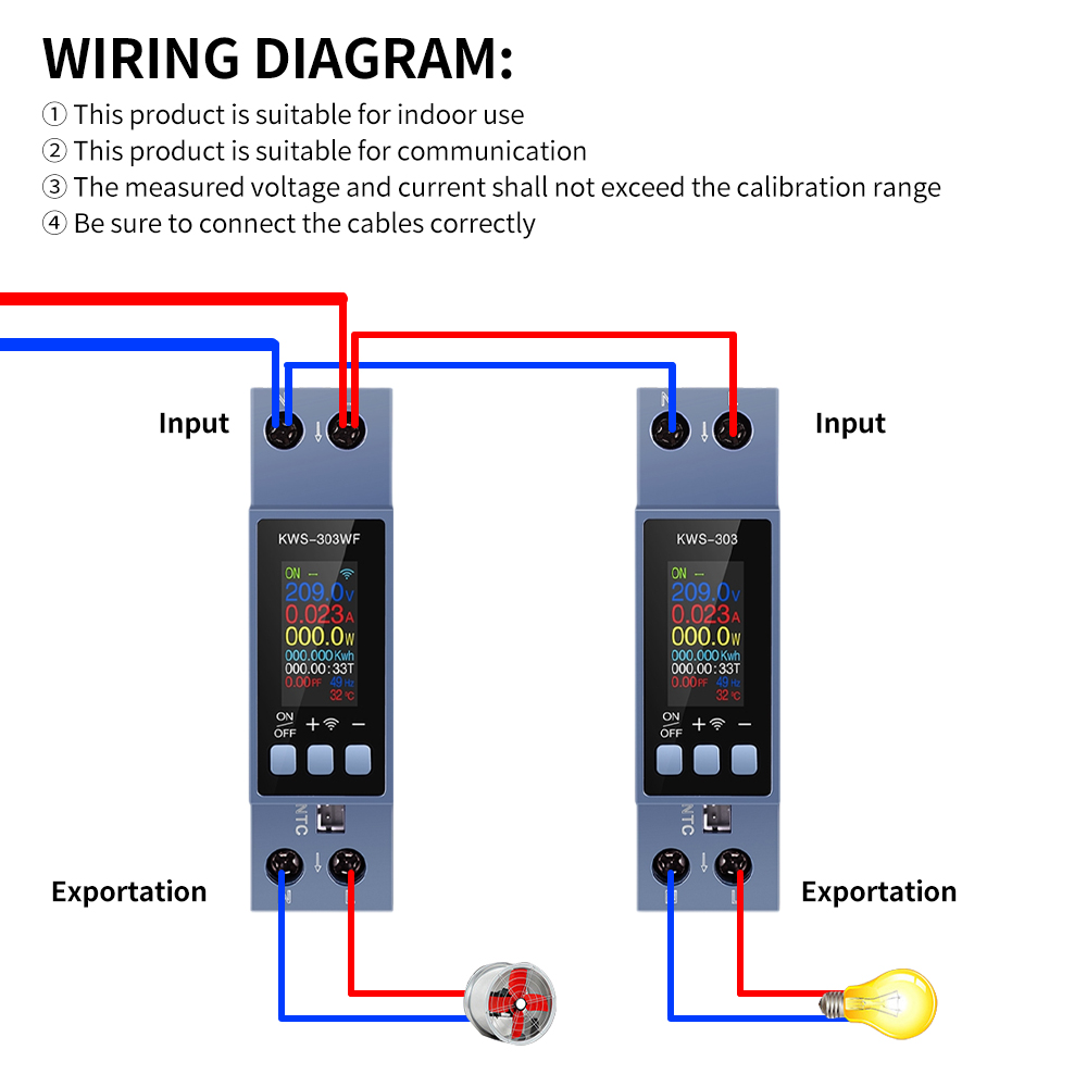 KWS-303 Tuya WiFi Power Meter  - Battery Monitor Coulometer บทวิจารณ์และราคา