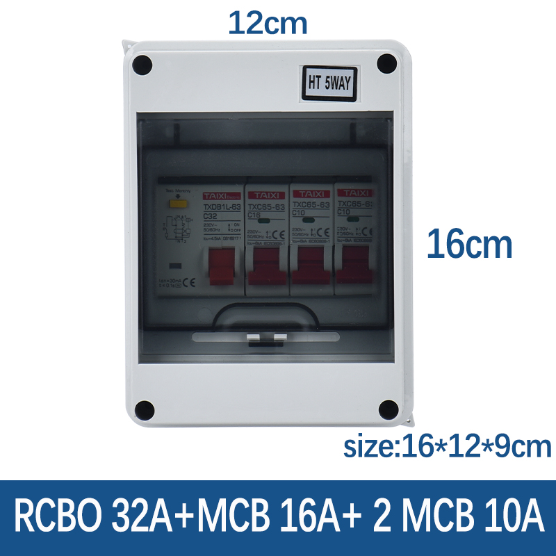 กลางแจ้งครัวเรือนสวิตช์ MCB กั - Cable Gland Waterproof บทวิจารณ์และราคา