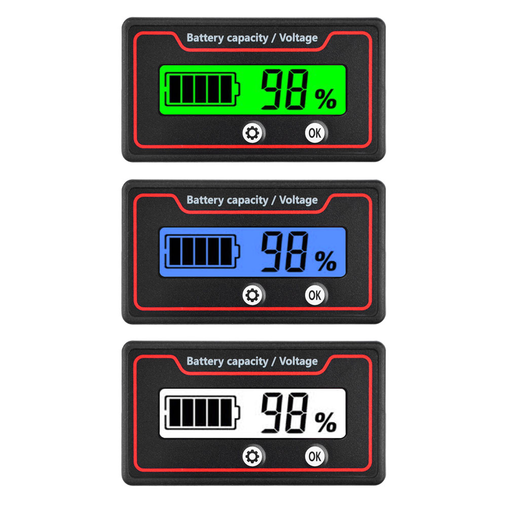 รถแบตเตอรี่ตัวบ่งชี้ระดับ 12V  - Battery Monitor Coulometer บทวิจารณ์และราคา